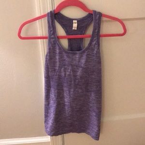 Purple lululemon yoga tank